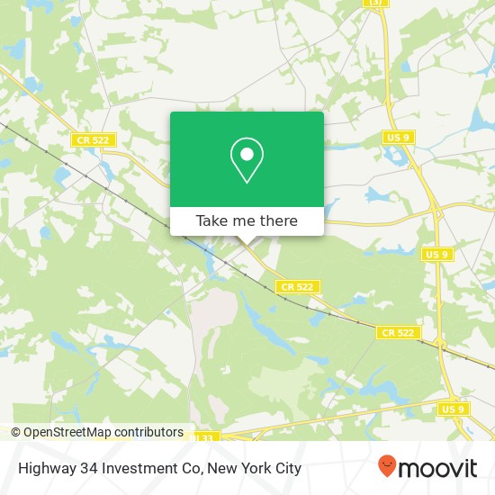 Highway 34 Investment Co map