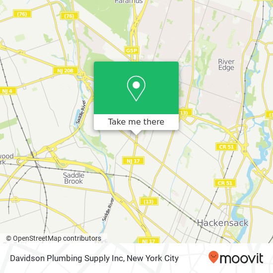 Mapa de Davidson Plumbing Supply Inc