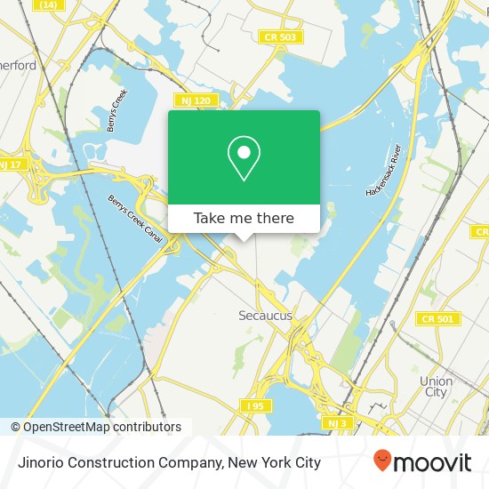 Jinorio Construction Company map