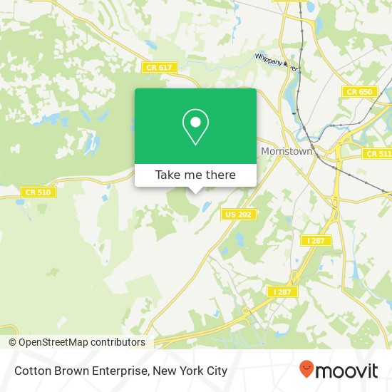 Mapa de Cotton Brown Enterprise