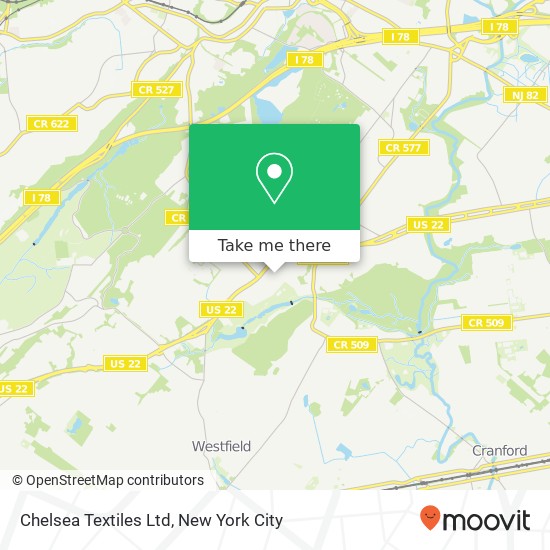 Chelsea Textiles Ltd map