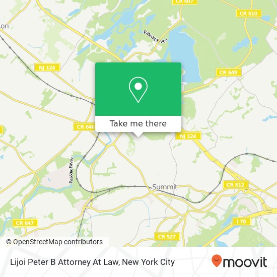 Lijoi Peter B Attorney At Law map