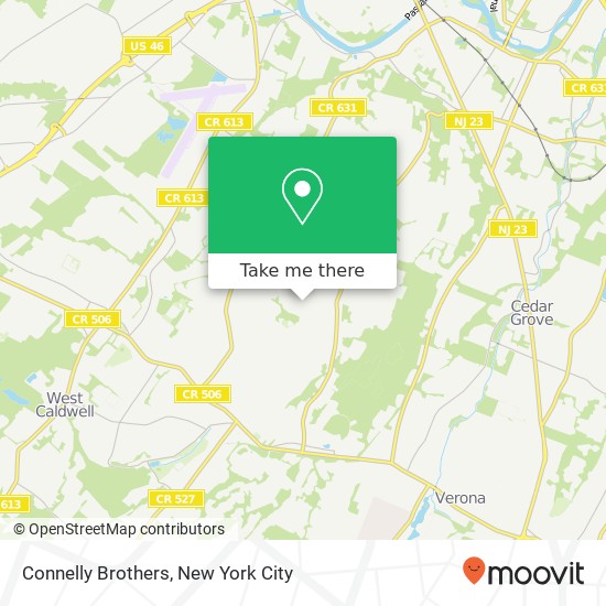 Connelly Brothers map