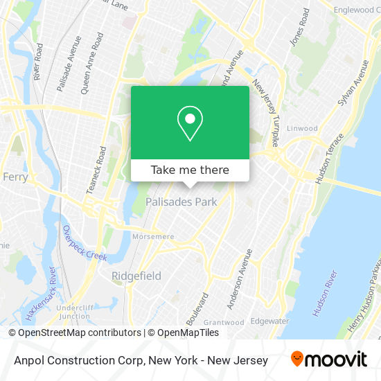 Anpol Construction Corp map