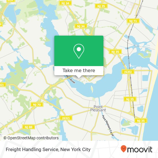 Freight Handling Service map