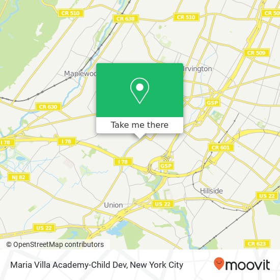 Mapa de Maria Villa Academy-Child Dev
