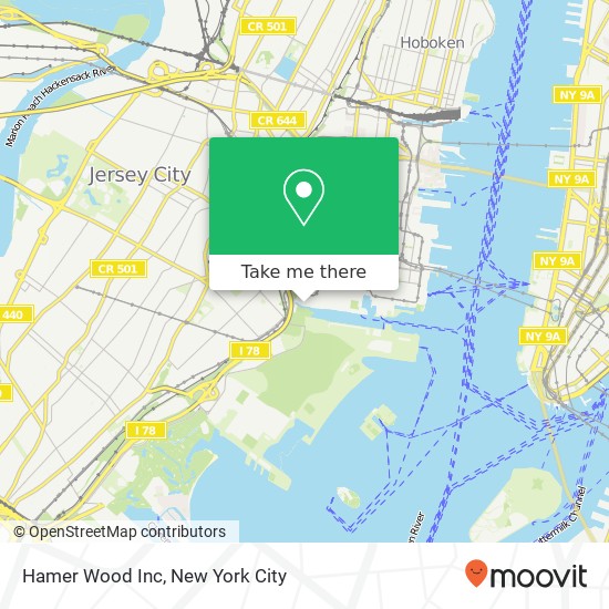 Hamer Wood Inc map