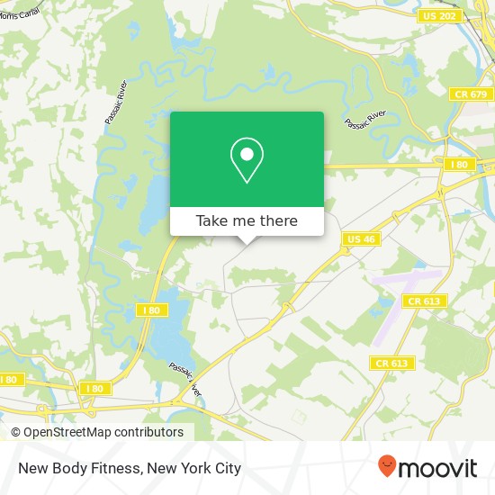 Mapa de New Body Fitness