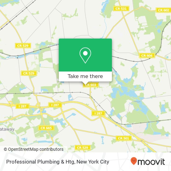 Professional Plumbing & Htg map