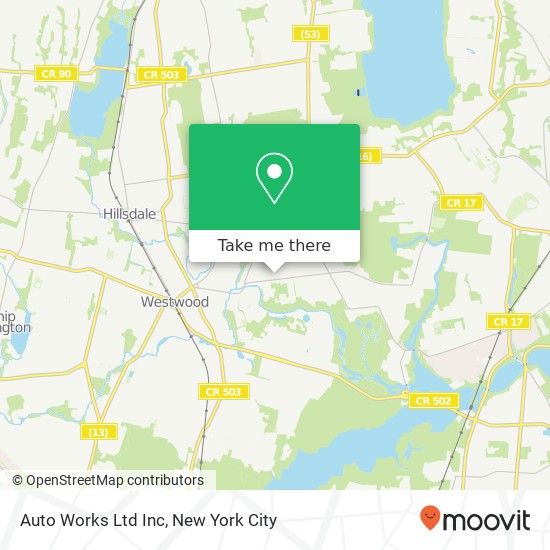 Mapa de Auto Works Ltd Inc