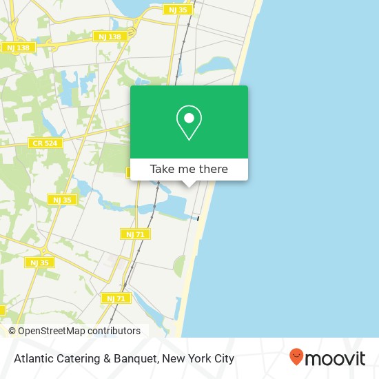 Mapa de Atlantic Catering & Banquet