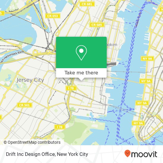Drift Inc Design Office map