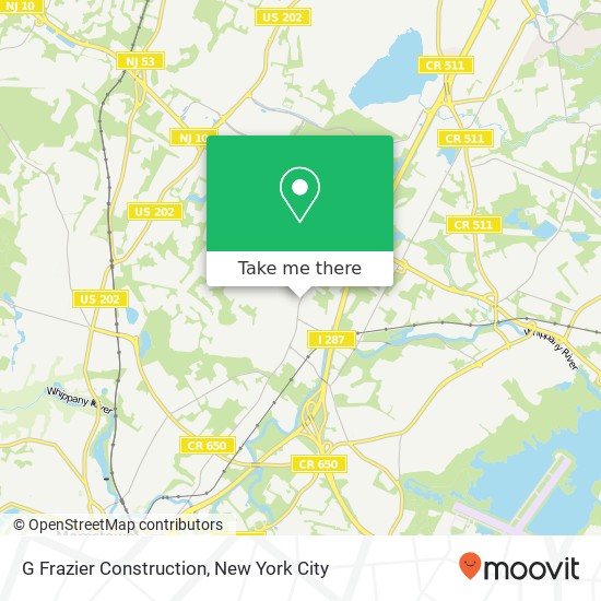 Mapa de G Frazier Construction