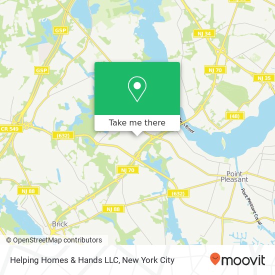 Mapa de Helping Homes & Hands LLC