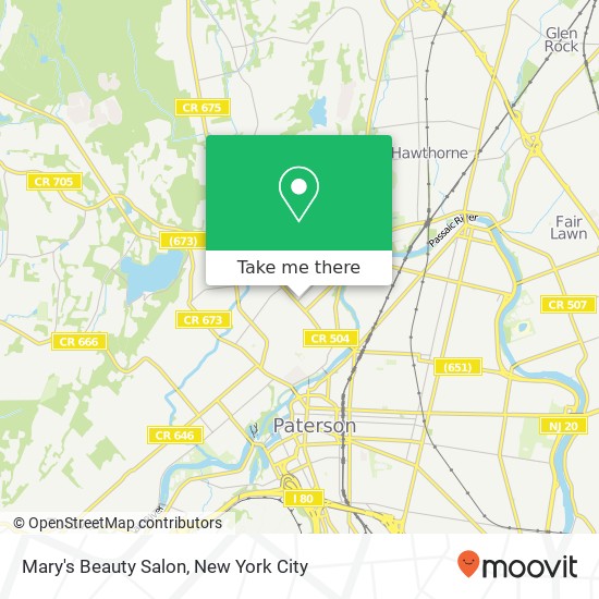Mapa de Mary's Beauty Salon
