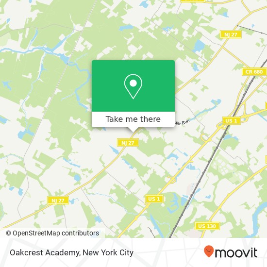 Oakcrest Academy map