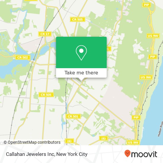 Callahan Jewelers Inc map