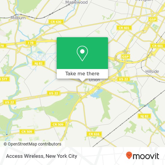 Access Wireless map