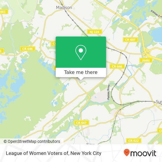 Mapa de League of Women Voters of
