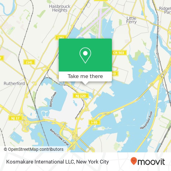 Mapa de Kosmakare International LLC