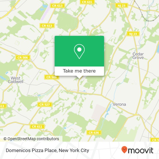 Domenicos Pizza Place map