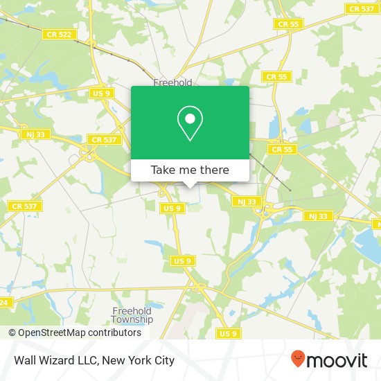 Wall Wizard LLC map