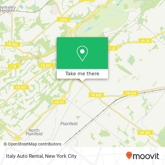 Italy Auto Rental map