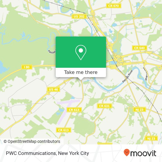 PWC Communications map