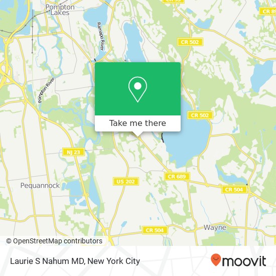 Laurie S Nahum MD map