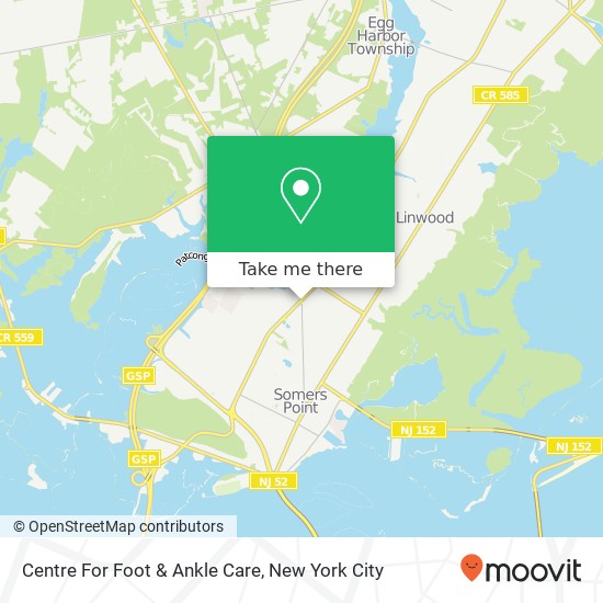 Centre For Foot & Ankle Care map