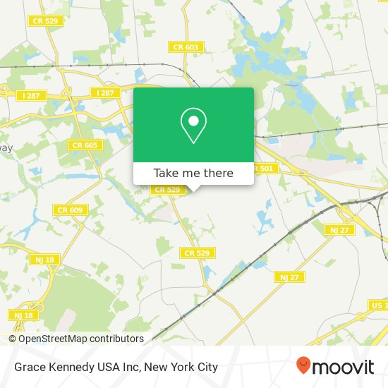 Grace Kennedy USA Inc map