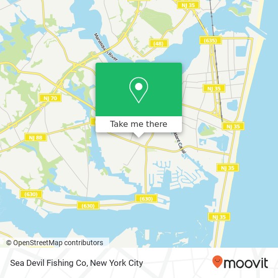 Sea Devil Fishing Co map