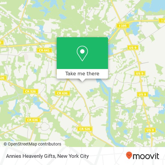 Annies Heavenly Gifts map