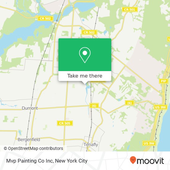 Mapa de Mvp Painting Co Inc