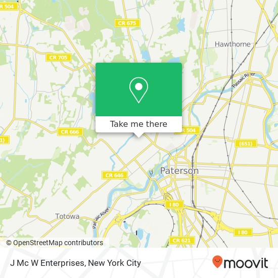 J Mc W Enterprises map