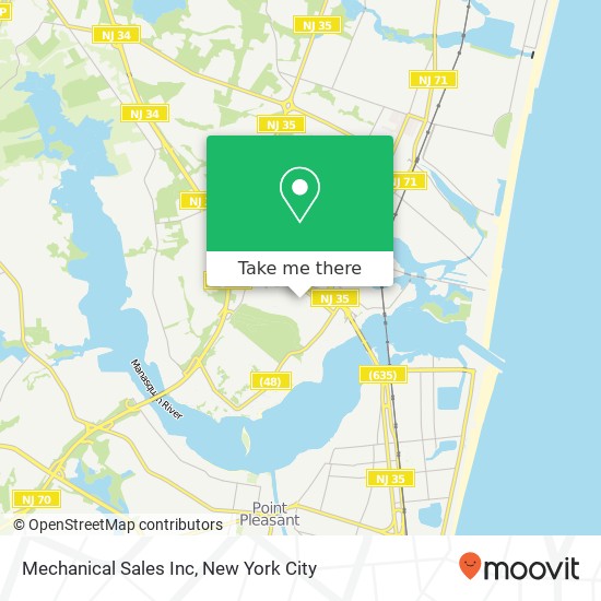 Mechanical Sales Inc map