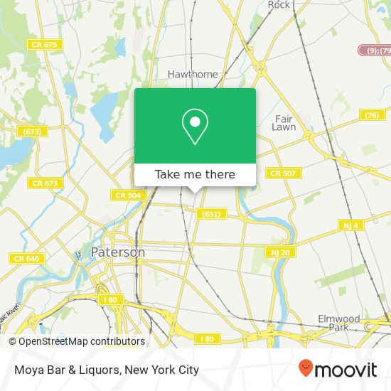 Moya Bar & Liquors map