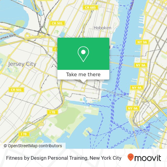 Fitness by Design Personal Training map