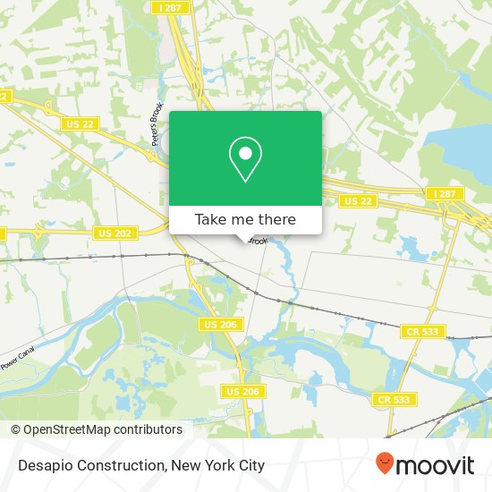 Desapio Construction map