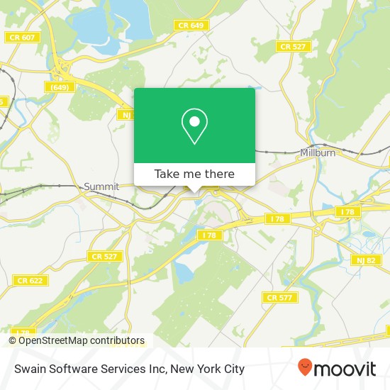 Mapa de Swain Software Services Inc