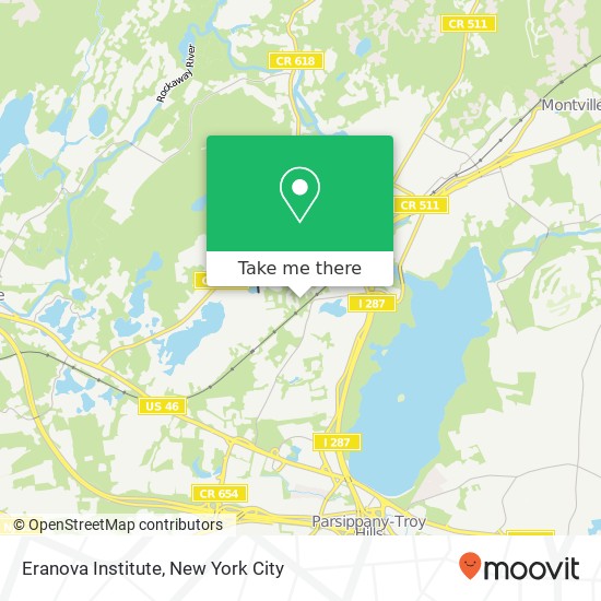 Eranova Institute map