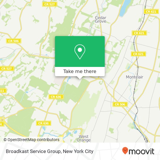 Broadkast Service Group map