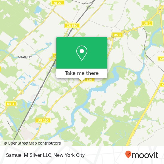 Mapa de Samuel M Silver LLC