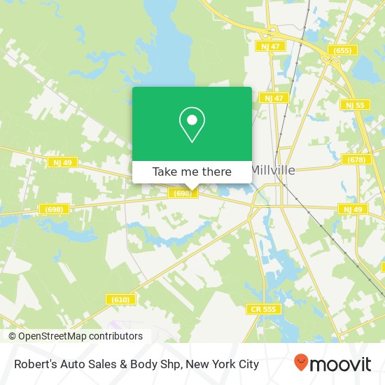 Robert's Auto Sales & Body Shp map