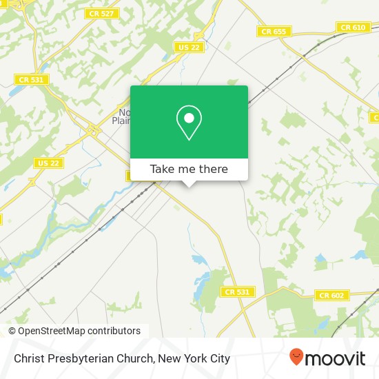 Mapa de Christ Presbyterian Church