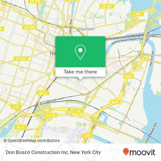 Don Bosco Construction Inc map