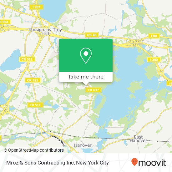 Mapa de Mroz & Sons Contracting Inc