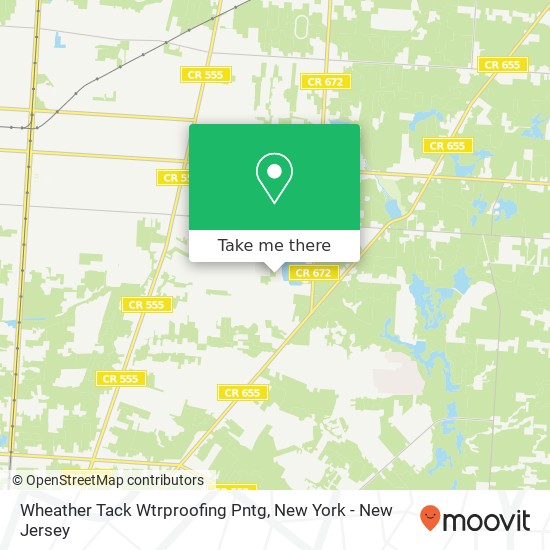 Mapa de Wheather Tack Wtrproofing Pntg