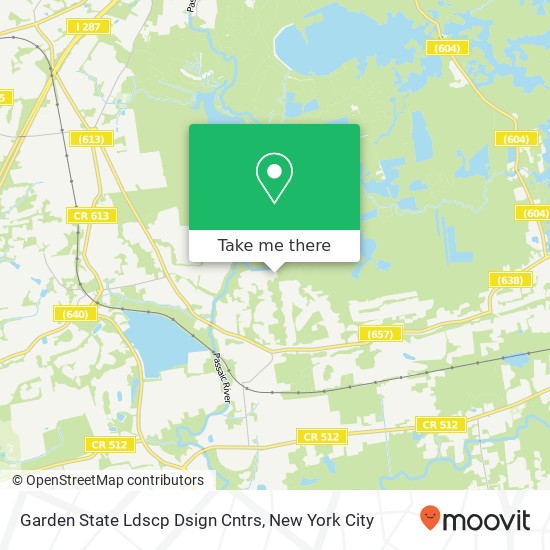 Mapa de Garden State Ldscp Dsign Cntrs