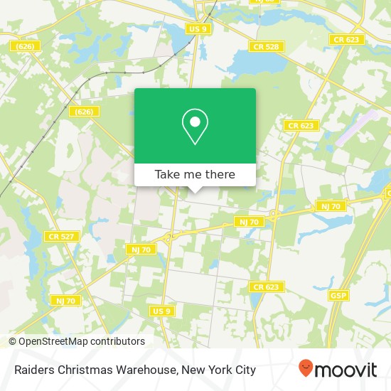 Raiders Christmas Warehouse map